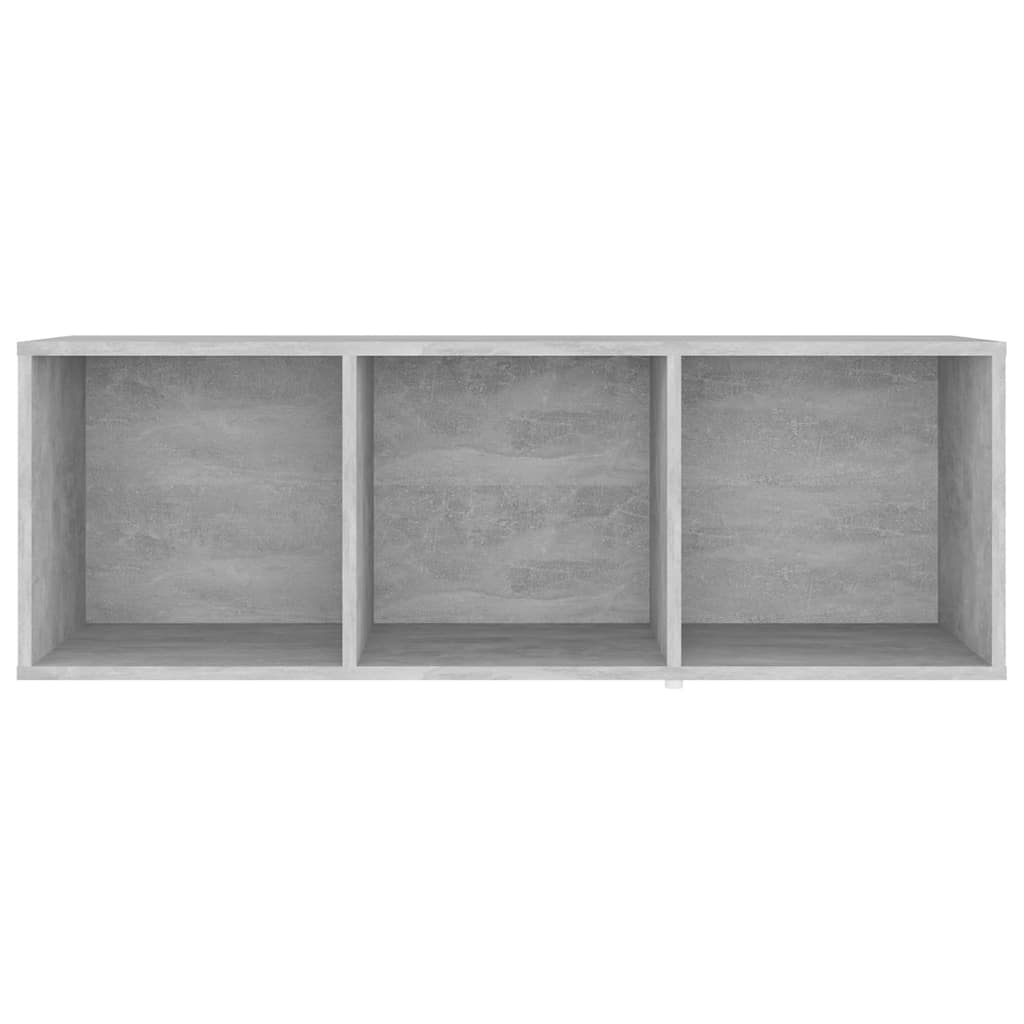 2 Piece TV Cabinet Set Concrete Grey 107x35x37 cm Engineered Wood
