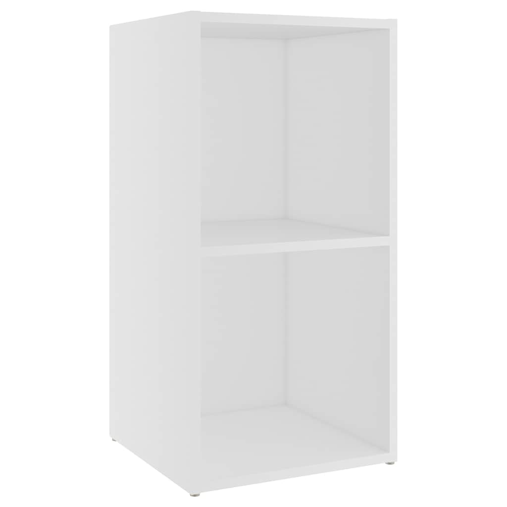 2 Piece TV Cabinet Set White 72x35x36,5 cm Engineered Wood
