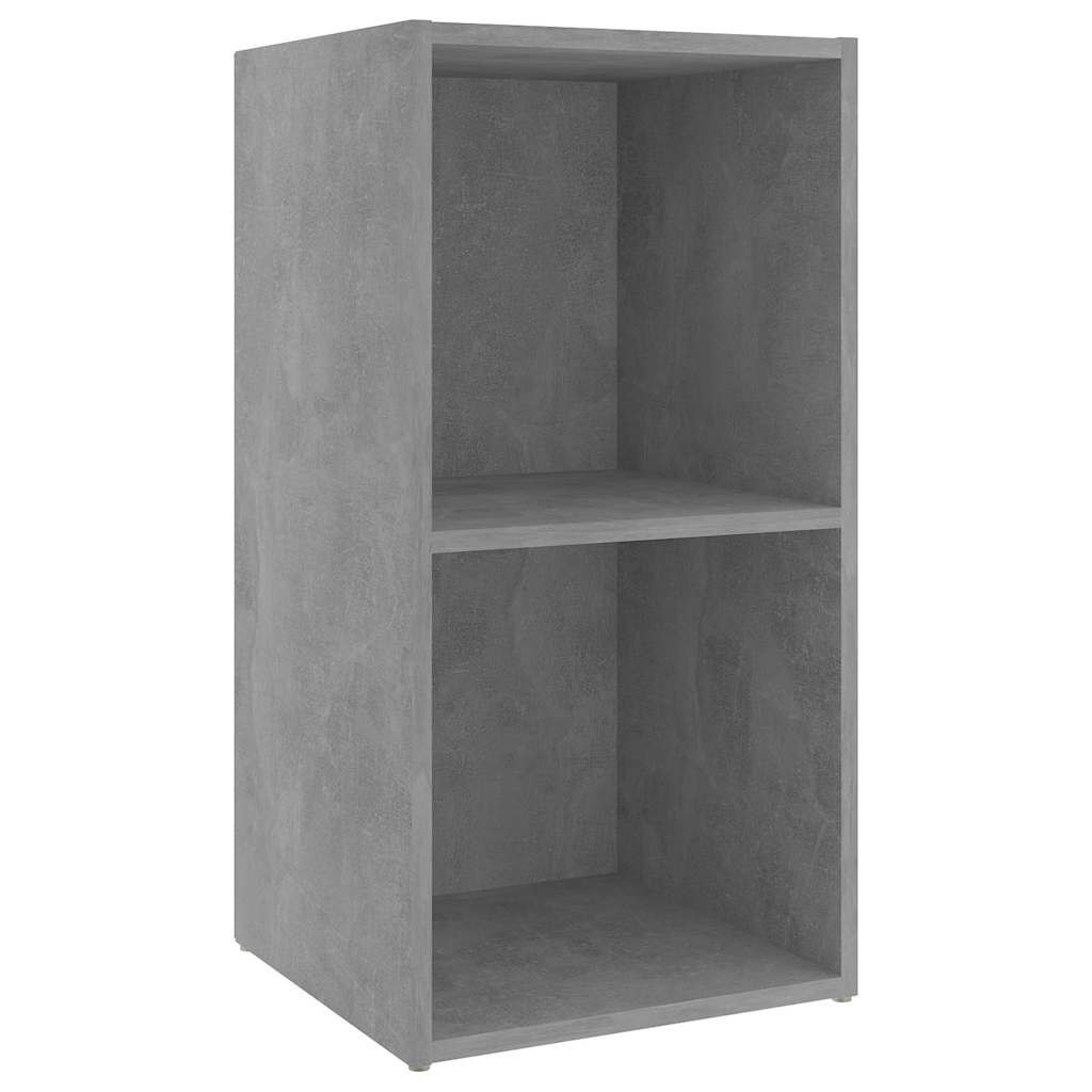 2 Piece TV Cabinet Set Concrete Grey 72x35x36,5 cm Engineered Wood