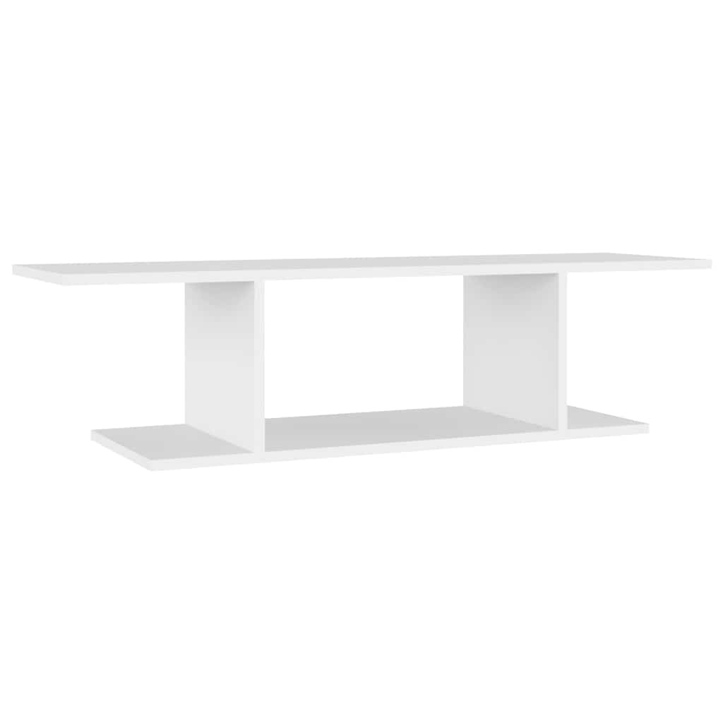 806980 vidaXL Wall Mounted TV Cabinet White 103x30x26,5 cm