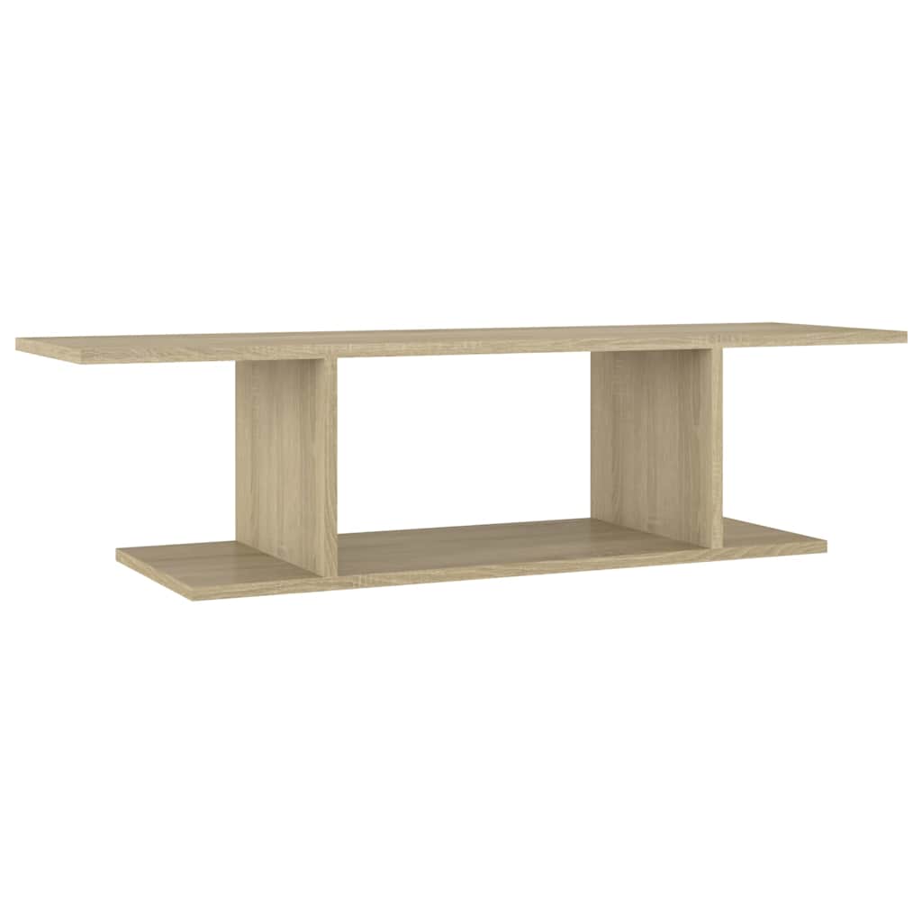 806983 vidaXL Wall Mounted TV Cabinet Sonoma Oak 103x30x26,5 cm