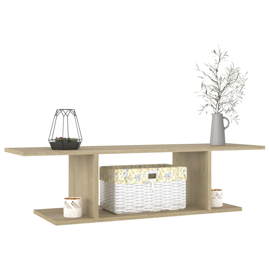 Wall Mounted TV Cabinet Sonoma Oak 103x30x26.5 cm
