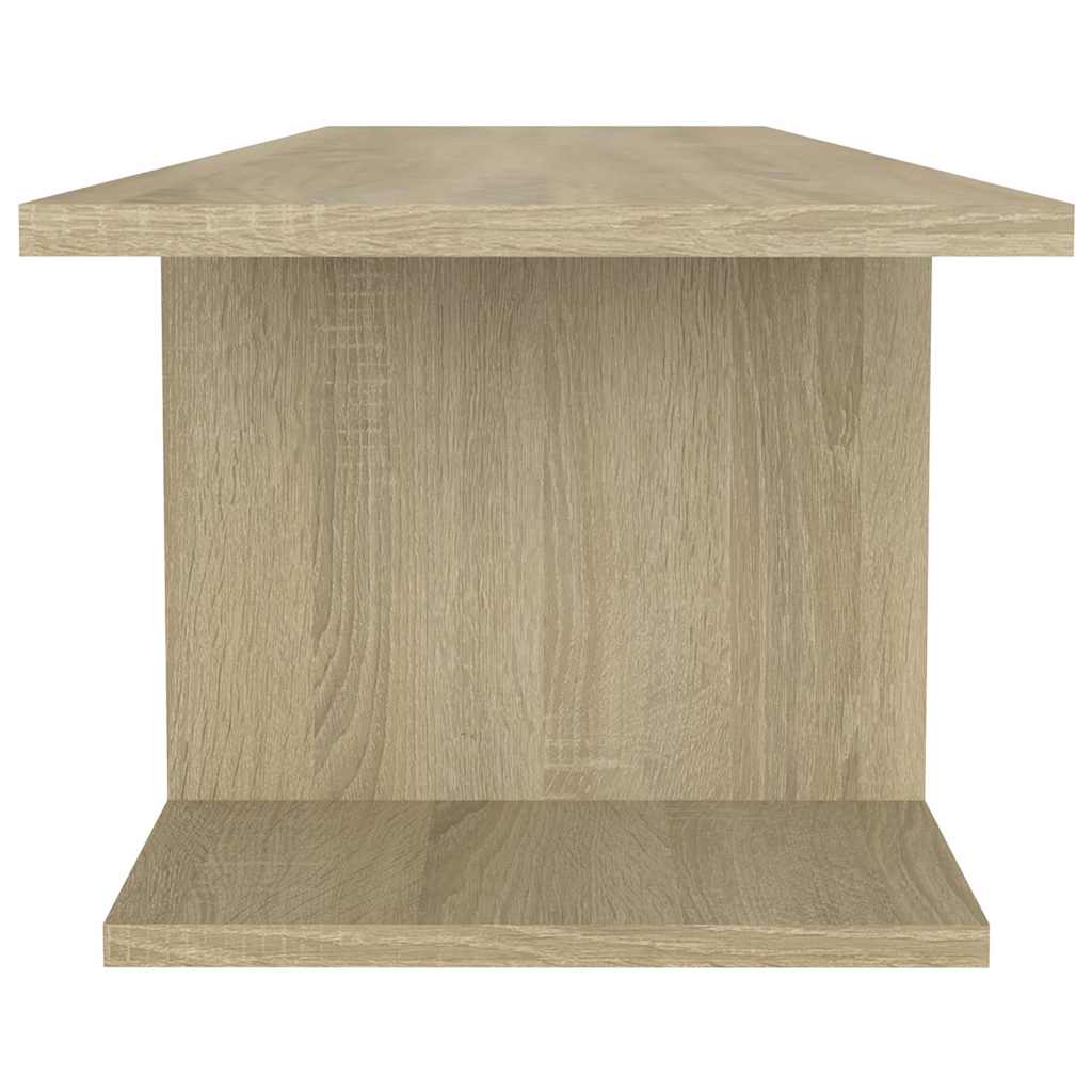806983 vidaXL Wall Mounted TV Cabinet Sonoma Oak 103x30x26,5 cm
