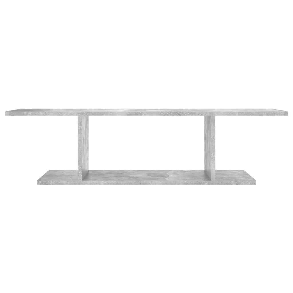 806984 vidaXL Wall Mounted TV Cabinet Concrete Grey 103x30x26,5 cm