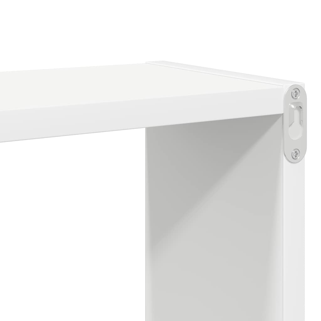 Wall Cube Shelves 4 pcs White 26x15x26 cm