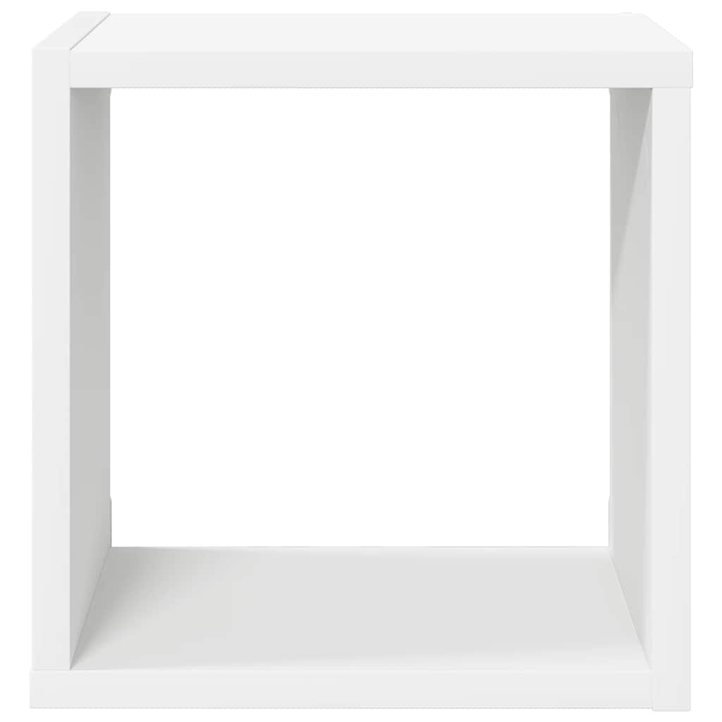 Wall Cube Shelves 6 pcs White 26x15x26 cm