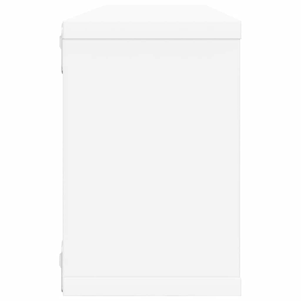 Wall Cube Shelf 6 pcs White 60x15x23 cm Engineered Wood
