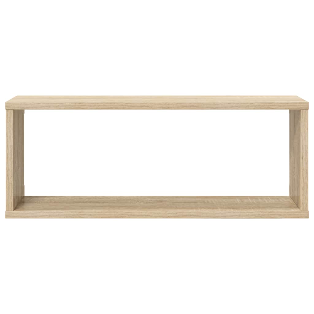 Wall Shelf | Set of 4 | Sonoma oak | Engineered wood