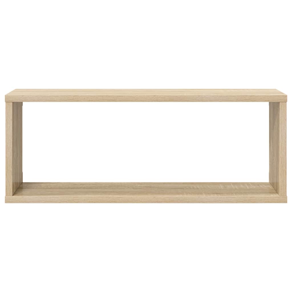 Wall Cube Shelf 6 pcs Sonoma Oak 60x15x23 cm Engineered Wood
