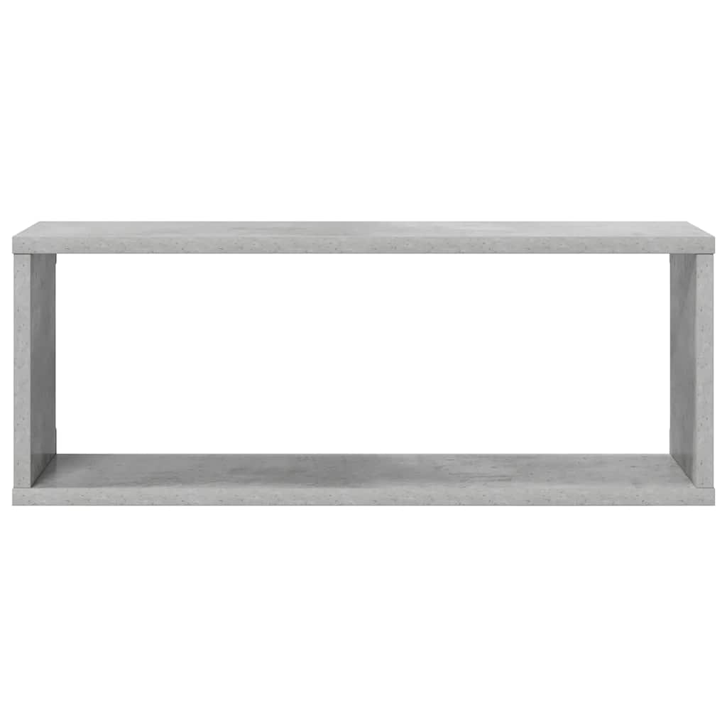 Wall Cube Shelf 6 pcs Concrete Grey 60x15x23 cm Engineered Wood
