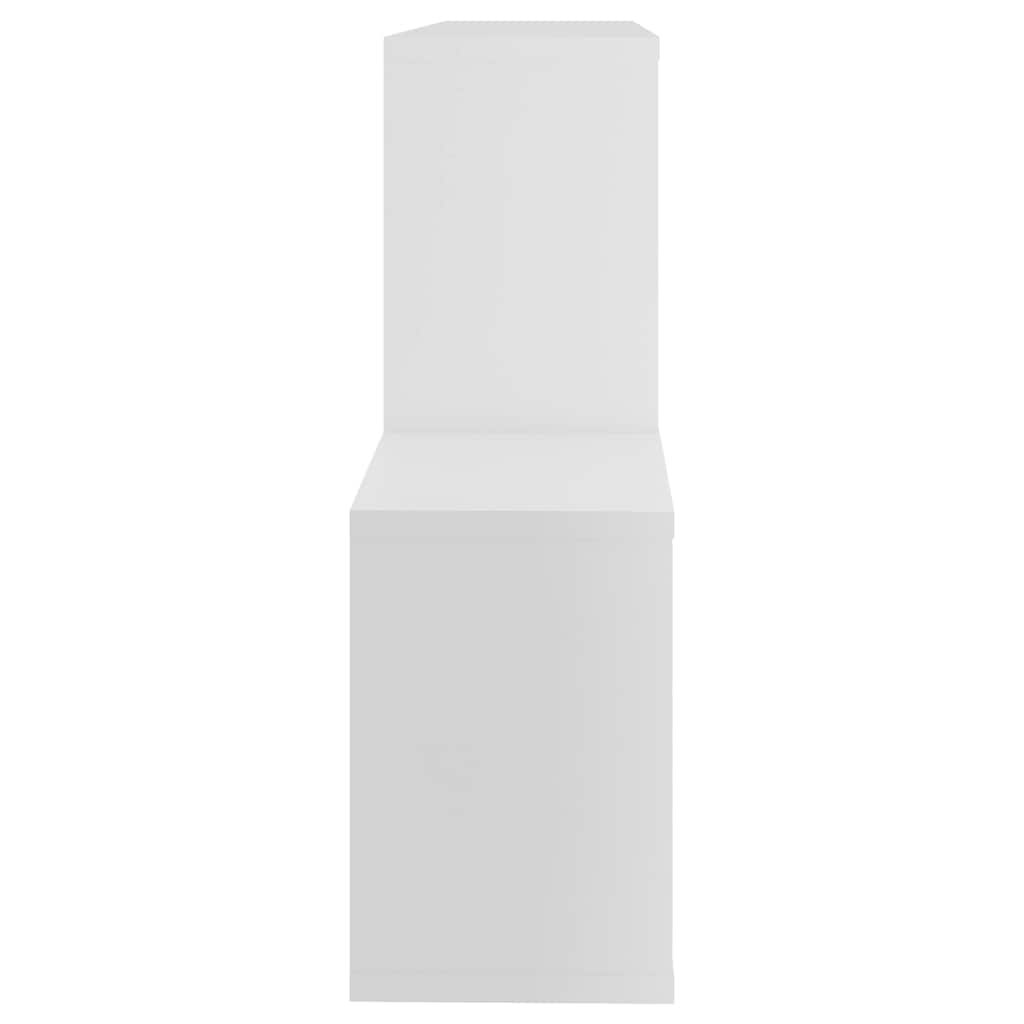 807160 vidaXL Wall Shelf White 100x18x53 cm Engineered Wood