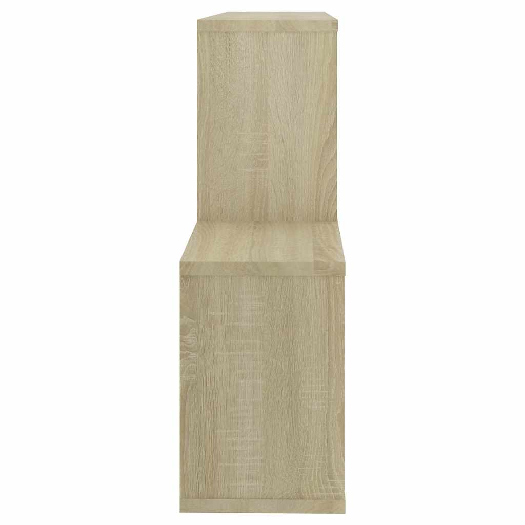 807163 vidaXL Wall Shelf Sonoma Oak 100x18x53 cm Engineered Wood