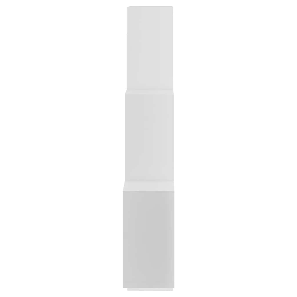 Wall Cube Shelf White 78x15x93 cm Engineered Wood