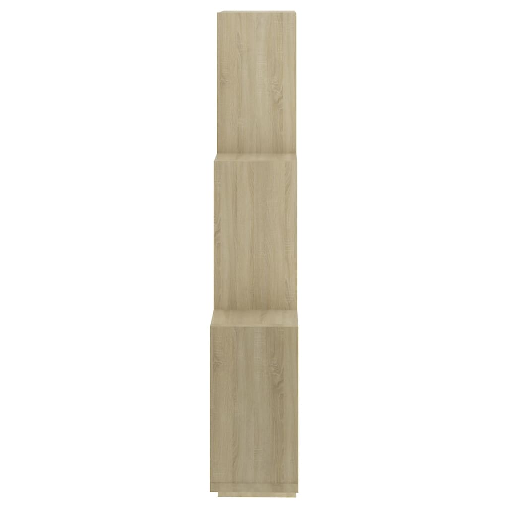 Wall Cube Shelf Sonoma Oak 78x15x93 cm Engineered Wood