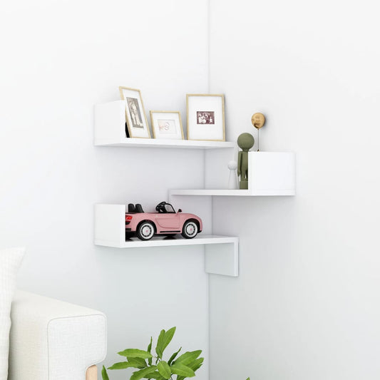 Wall shelves Wall-Mounted White 40 x 40 x 49.5 cm