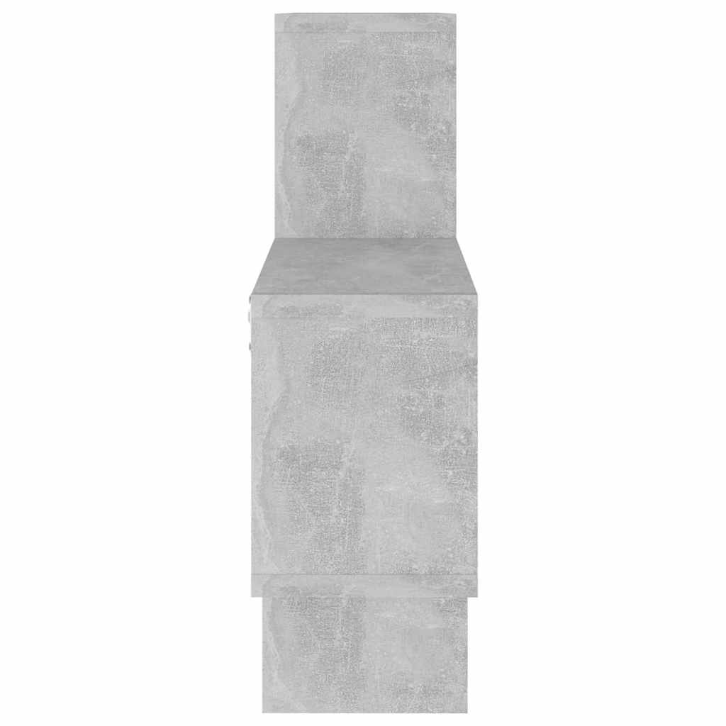 807254 vidaXL Car-shaped Wall Shelf Concrete Grey 82x15x51 cm Engineered Wood