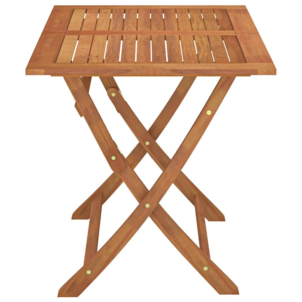 316621 vidaXL Folding Garden Table 120x70x75 cm Solid Eucalyptus Wood
