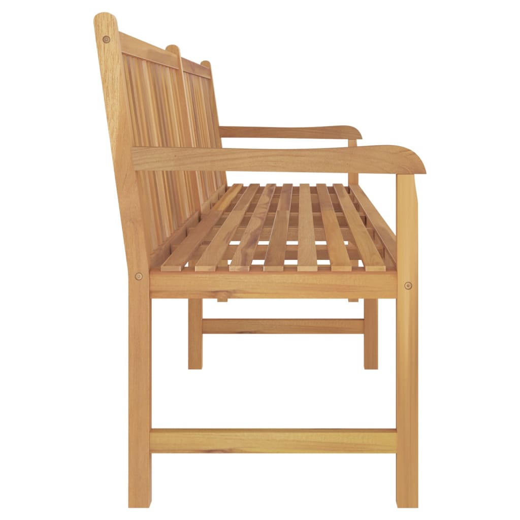 Garden Bench | Warm Teak Wood | Fine Sanded Teak Hardwood | Large