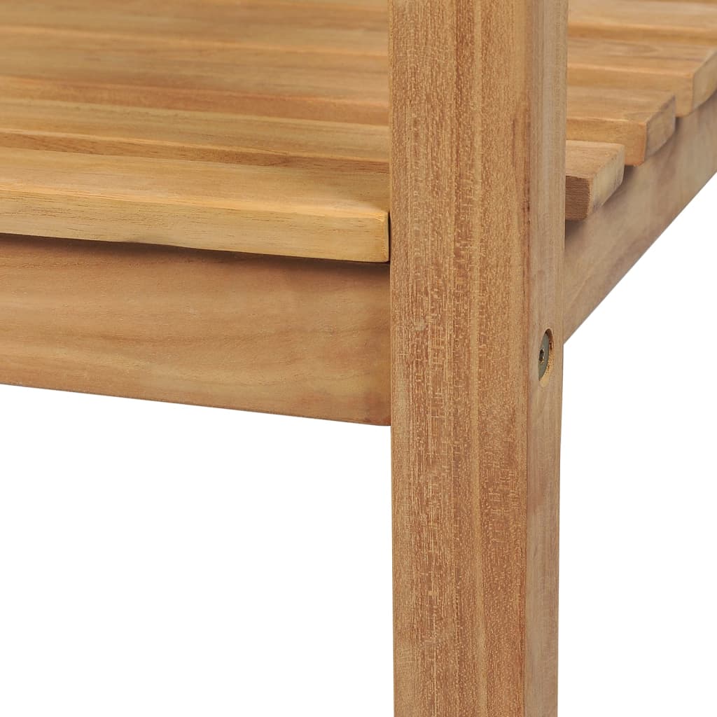 Garden Bench | Warm Teak Wood | Fine Sanded Teak Hardwood | Large