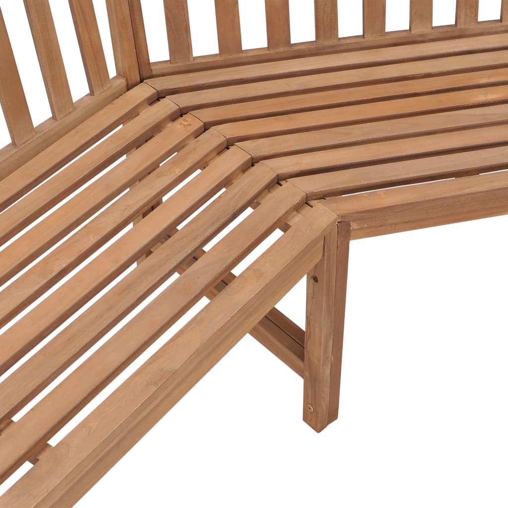 Corner Bench | Natural Teak | Teak wood | Large | Durable | Corner Bench