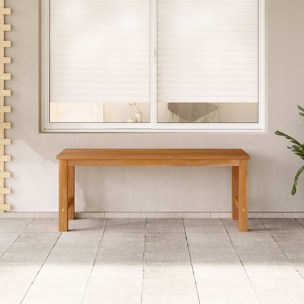 Bench | Brown | Solid Teak Wood | 114 cm | Strong | Bench | Rectangular