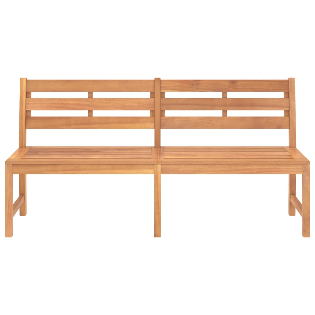 Garden Bench | Warm Wood Tone | Teak Wood | Large | Durable
