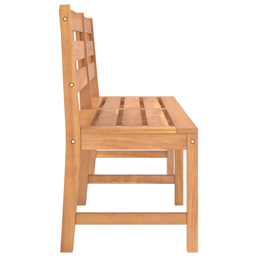 Garden Bench | Warm Wood Tone | Teak Wood | Large | Durable
