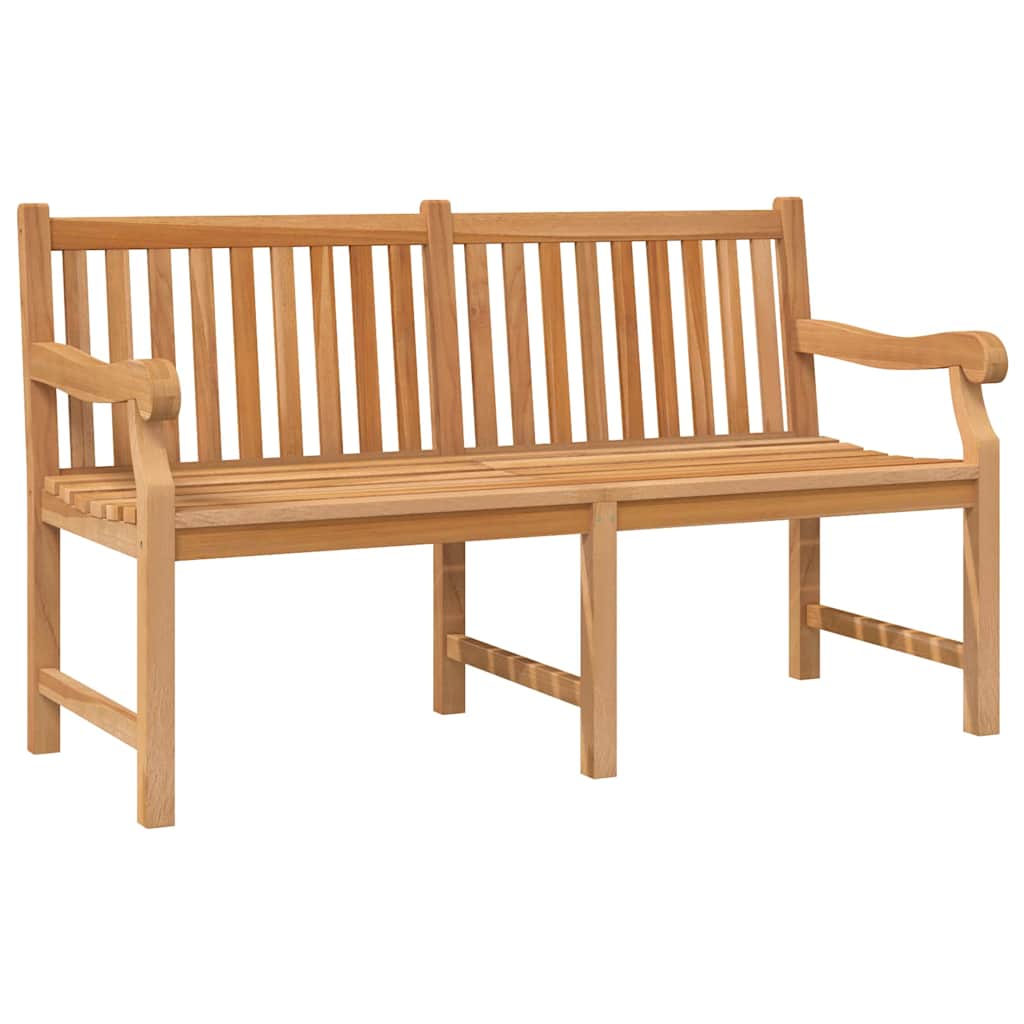 Garden Bench | Light Brown | Solid Teak Wood | Extra Heavy | Durable