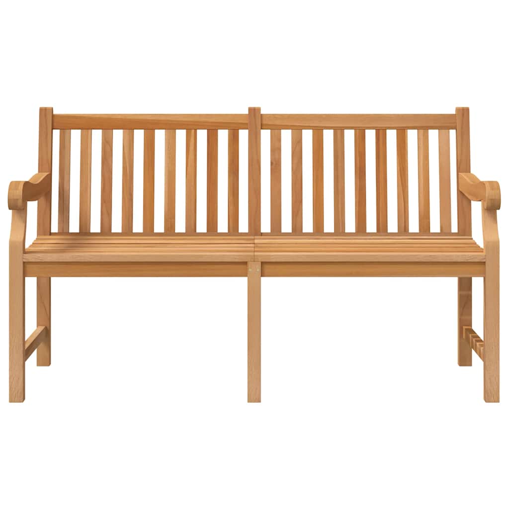 Garden Bench | Light Brown | Solid Teak Wood | Extra Heavy | Durable