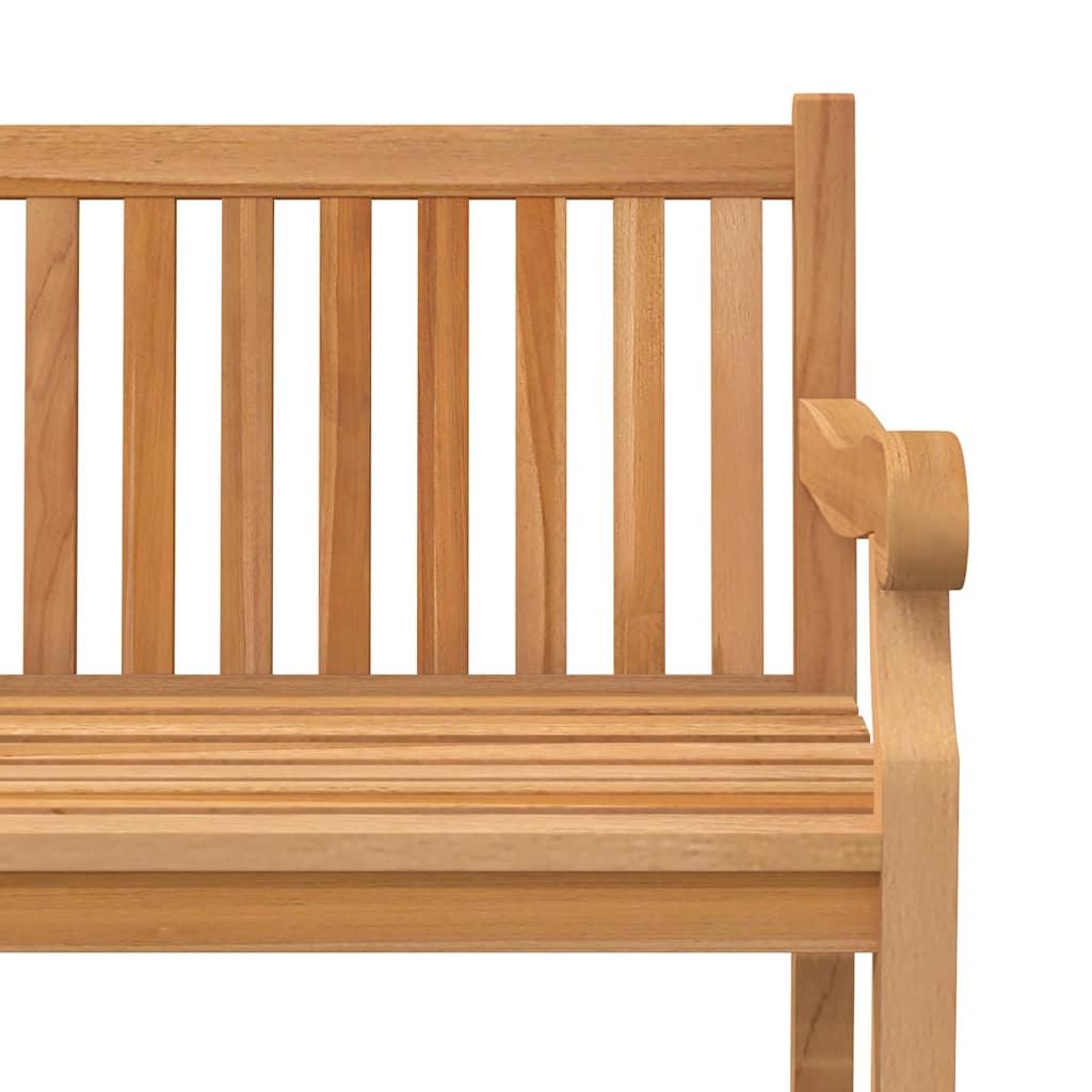Garden Bench | Light Brown | Solid Teak Wood | Extra Heavy | Durable