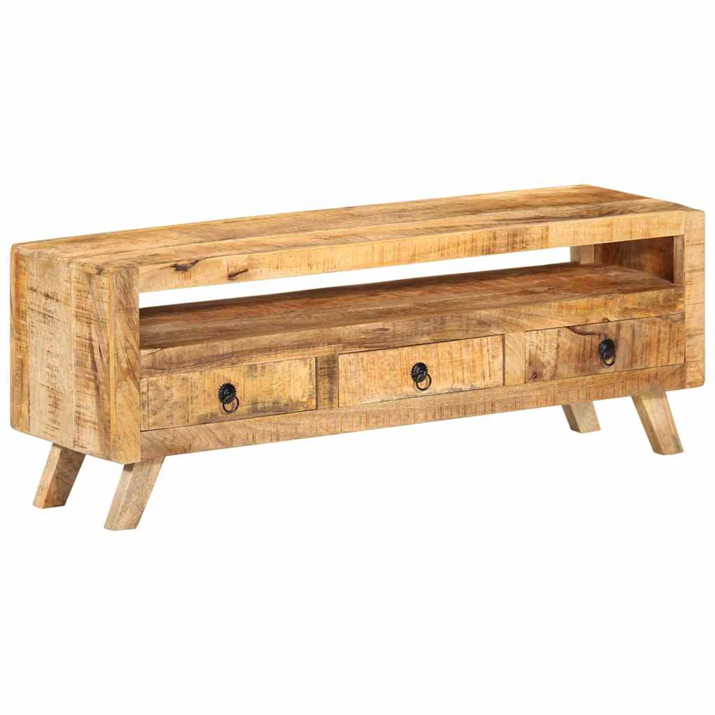 337064 vidaXL TV Cabinet 110x30x40 cm Solid Mango Wood