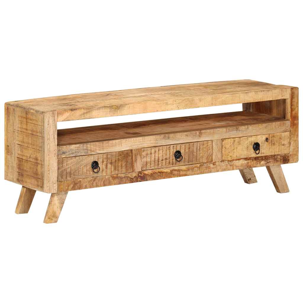 337064 vidaXL TV Cabinet 110x30x40 cm Solid Mango Wood