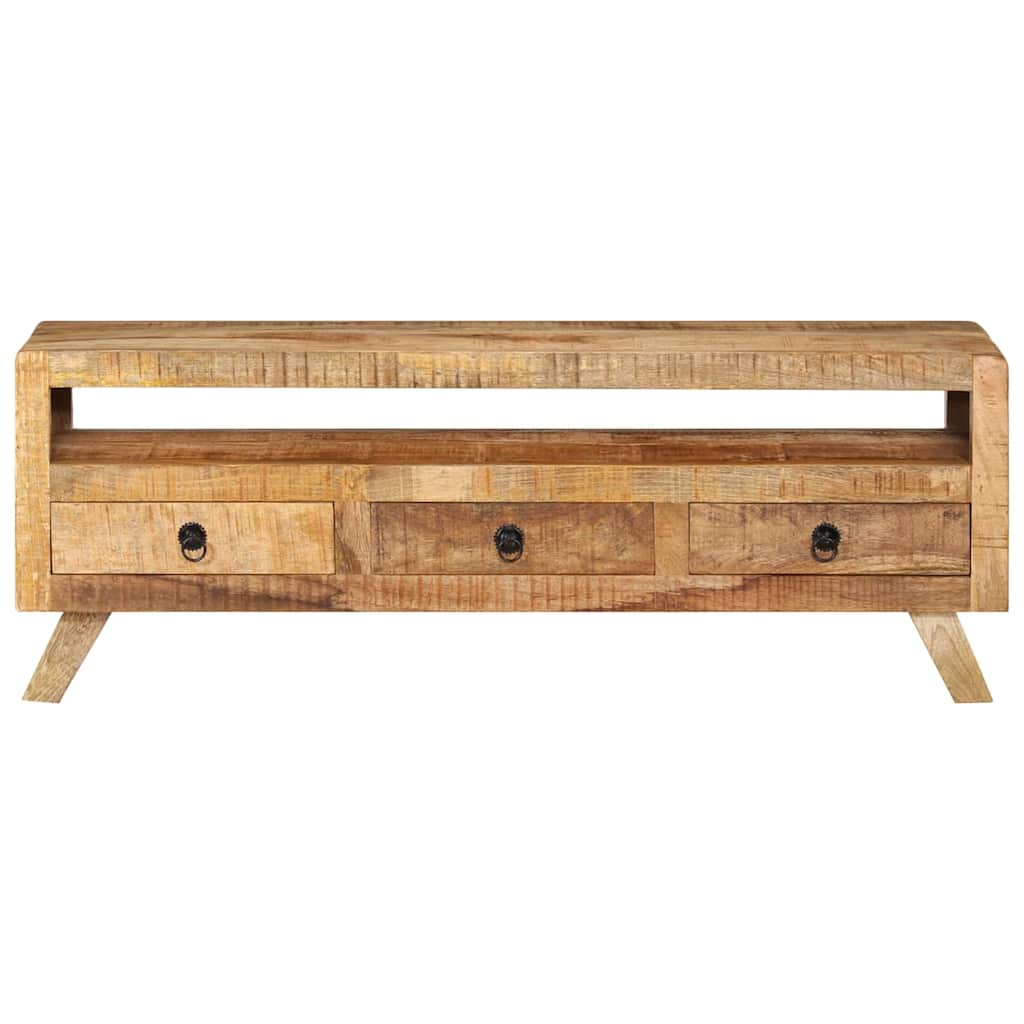 337064 vidaXL TV Cabinet 110x30x40 cm Solid Mango Wood