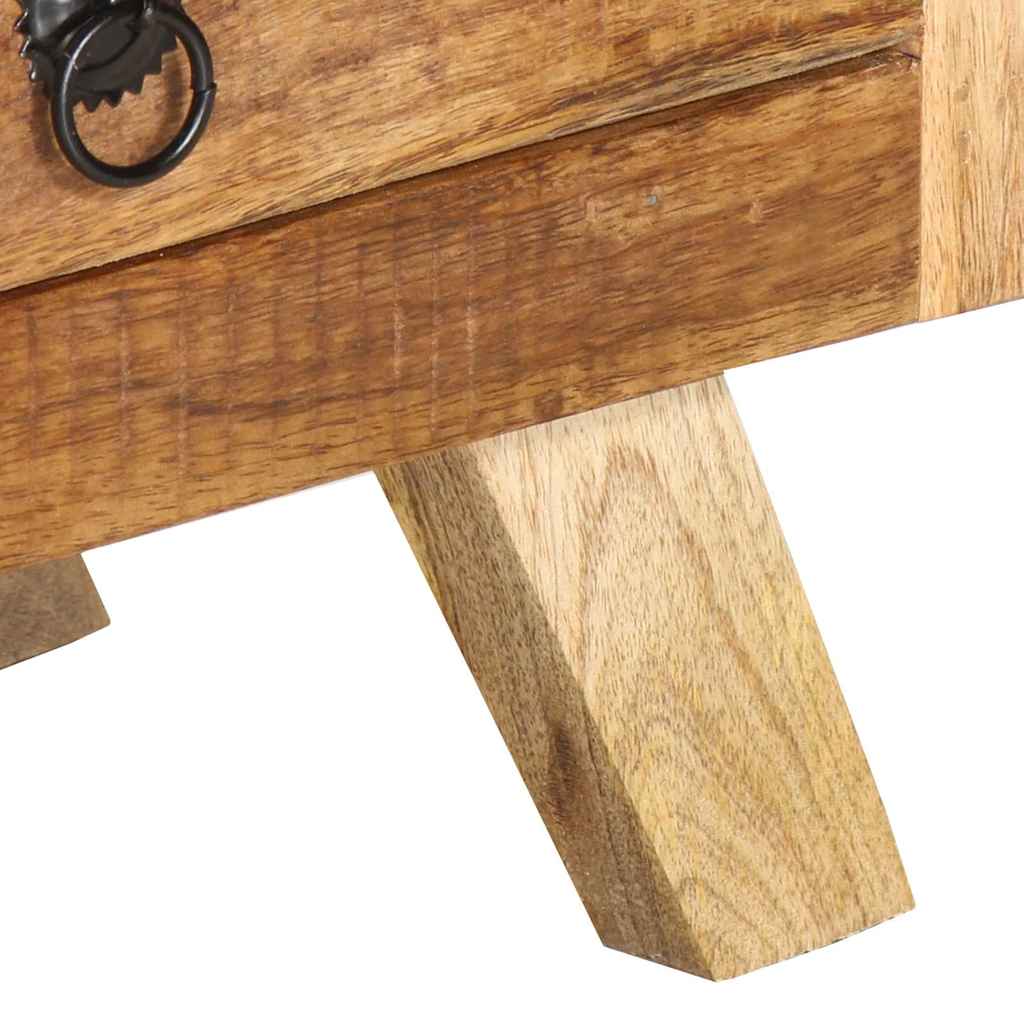 337064 vidaXL TV Cabinet 110x30x40 cm Solid Mango Wood