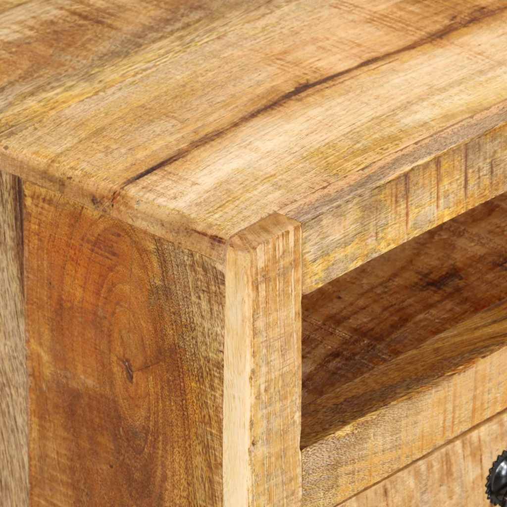 337064 vidaXL TV Cabinet 110x30x40 cm Solid Mango Wood