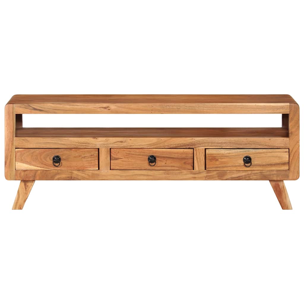 337065 vidaXL TV Cabinet 110x30x40 cm Solid Acacia Wood