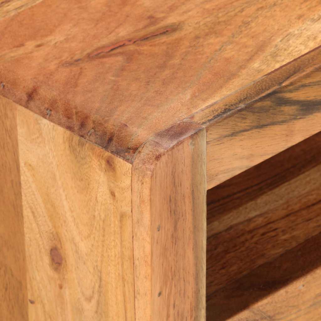 337065 vidaXL TV Cabinet 110x30x40 cm Solid Acacia Wood