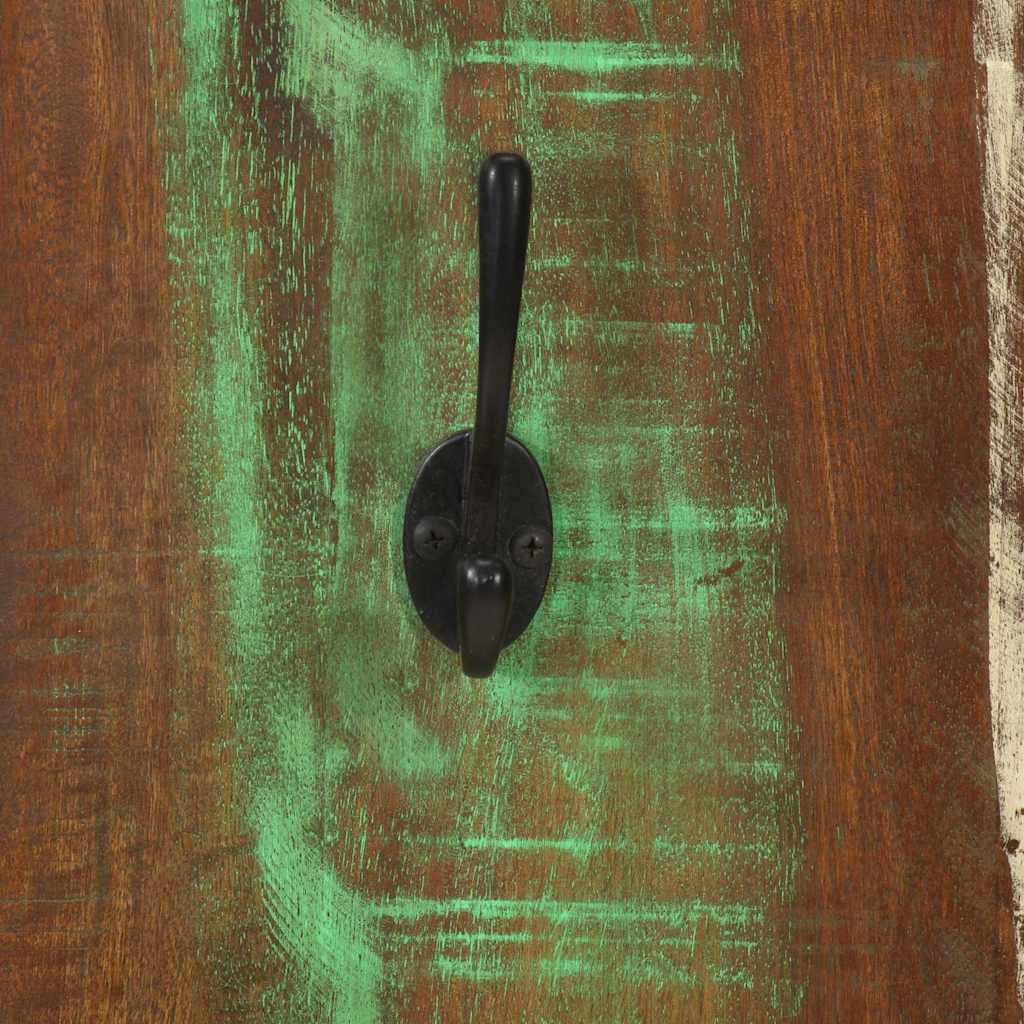 337067 vidaXL Wall-mounted Coat Racks 2 pcs 36x3x110 cm Solid Reclaimed Wood