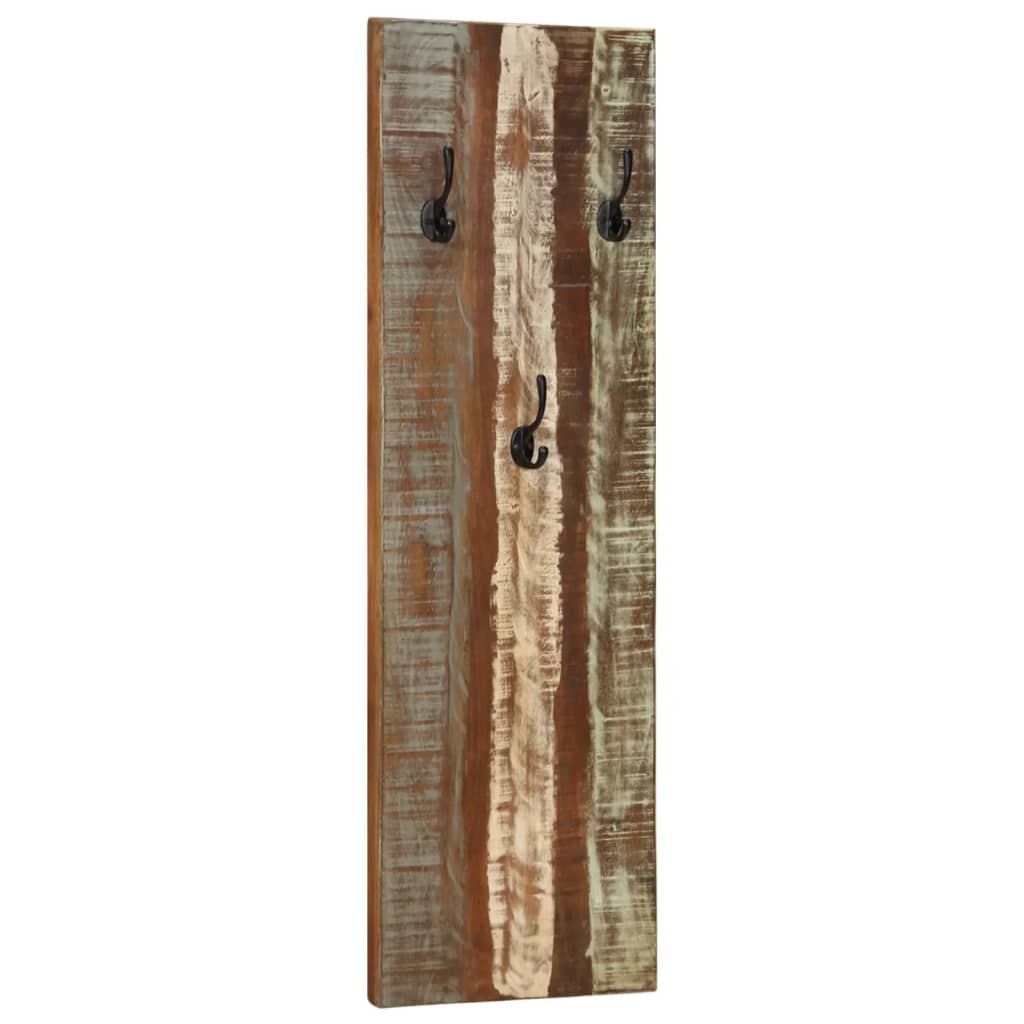 vidaXL Wall-mounted Coat Racks 2 pcs 36x3x110 cm Solid Reclaimed Wood