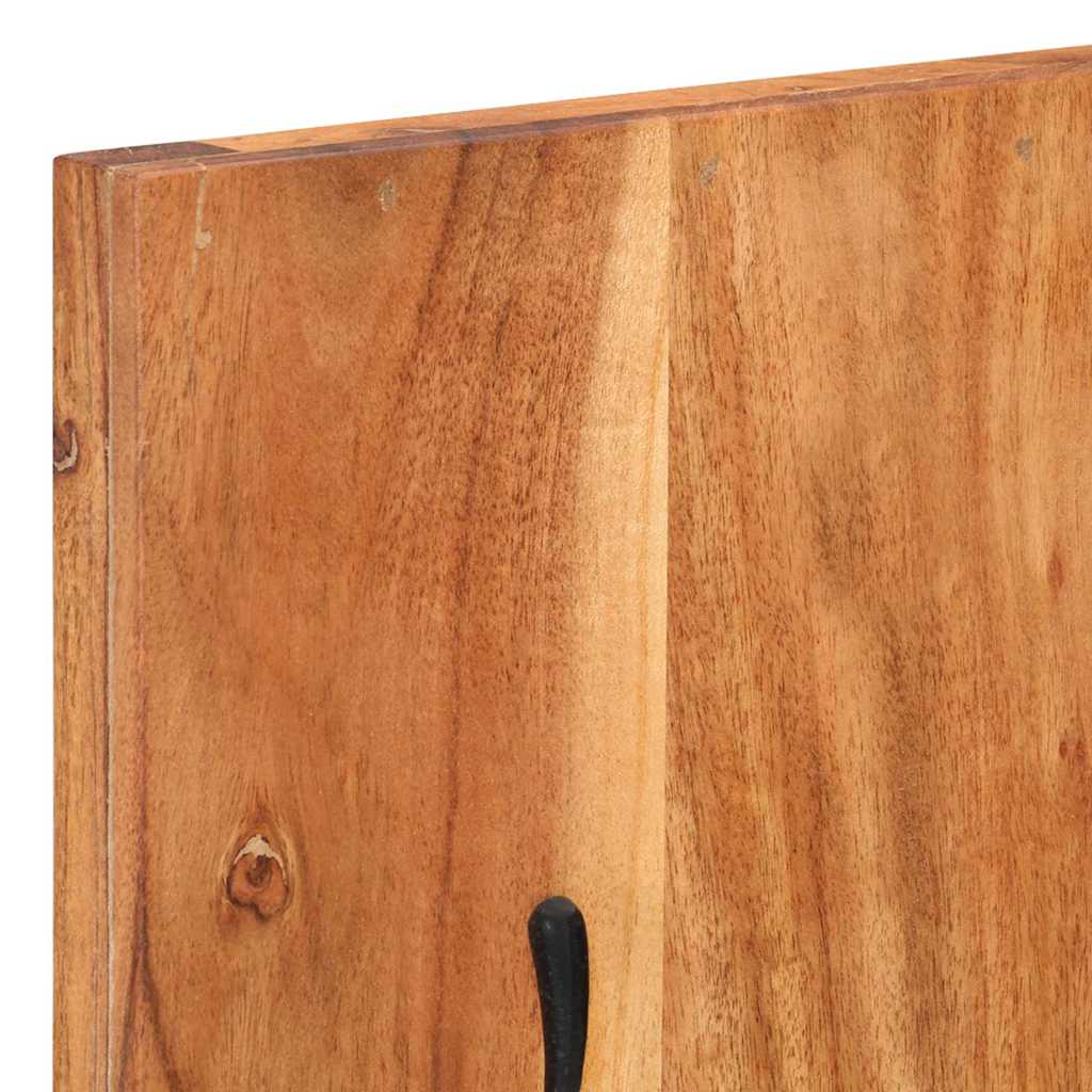 337068 vidaXL Wall-mounted Coat Racks 2 pcs 36x3x110 cm Solid Acacia Wood