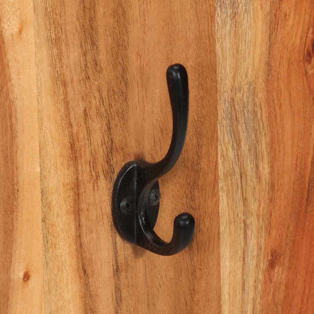 337068 vidaXL Wall-mounted Coat Racks 2 pcs 36x3x110 cm Solid Acacia Wood
