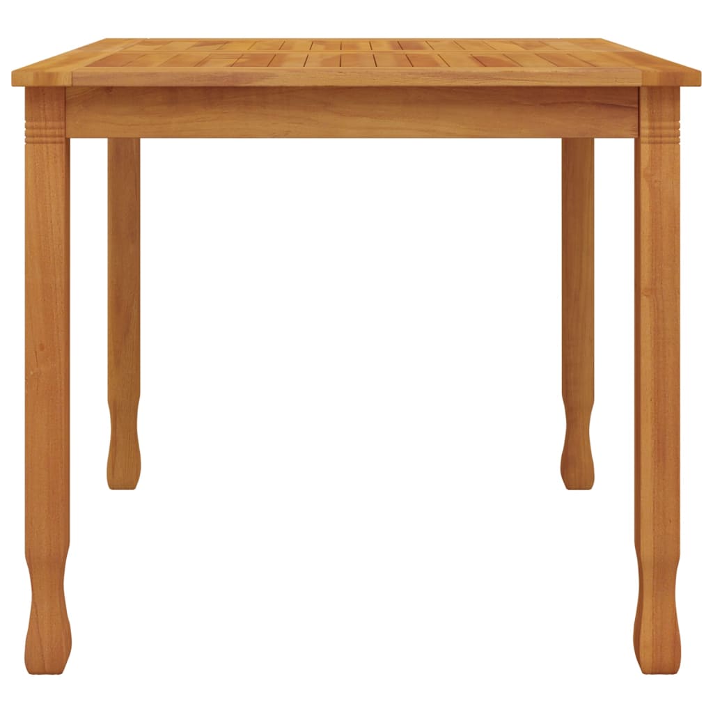 vidaXL Garden Dining Table 85x85x75 cm Solid Wood Teak