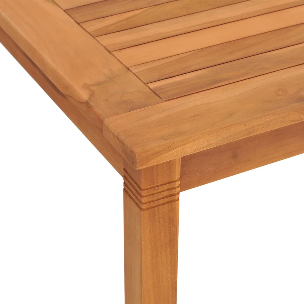 vidaXL Garden Dining Table 85x85x75 cm Solid Wood Teak