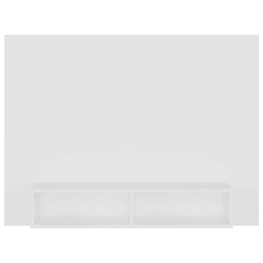 808269 vidaXL Wall TV Cabinet White 120x23,5x90 cm Engineered Wood