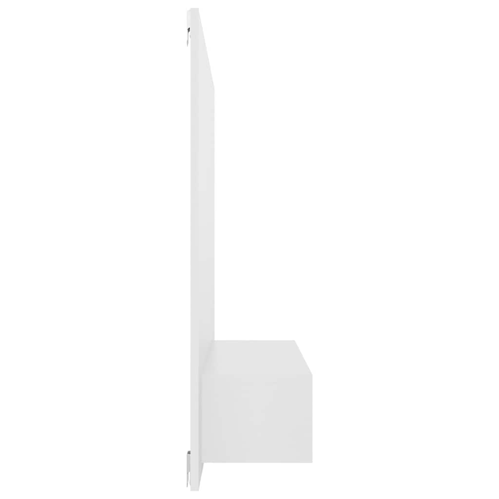 808269 vidaXL Wall TV Cabinet White 120x23,5x90 cm Engineered Wood