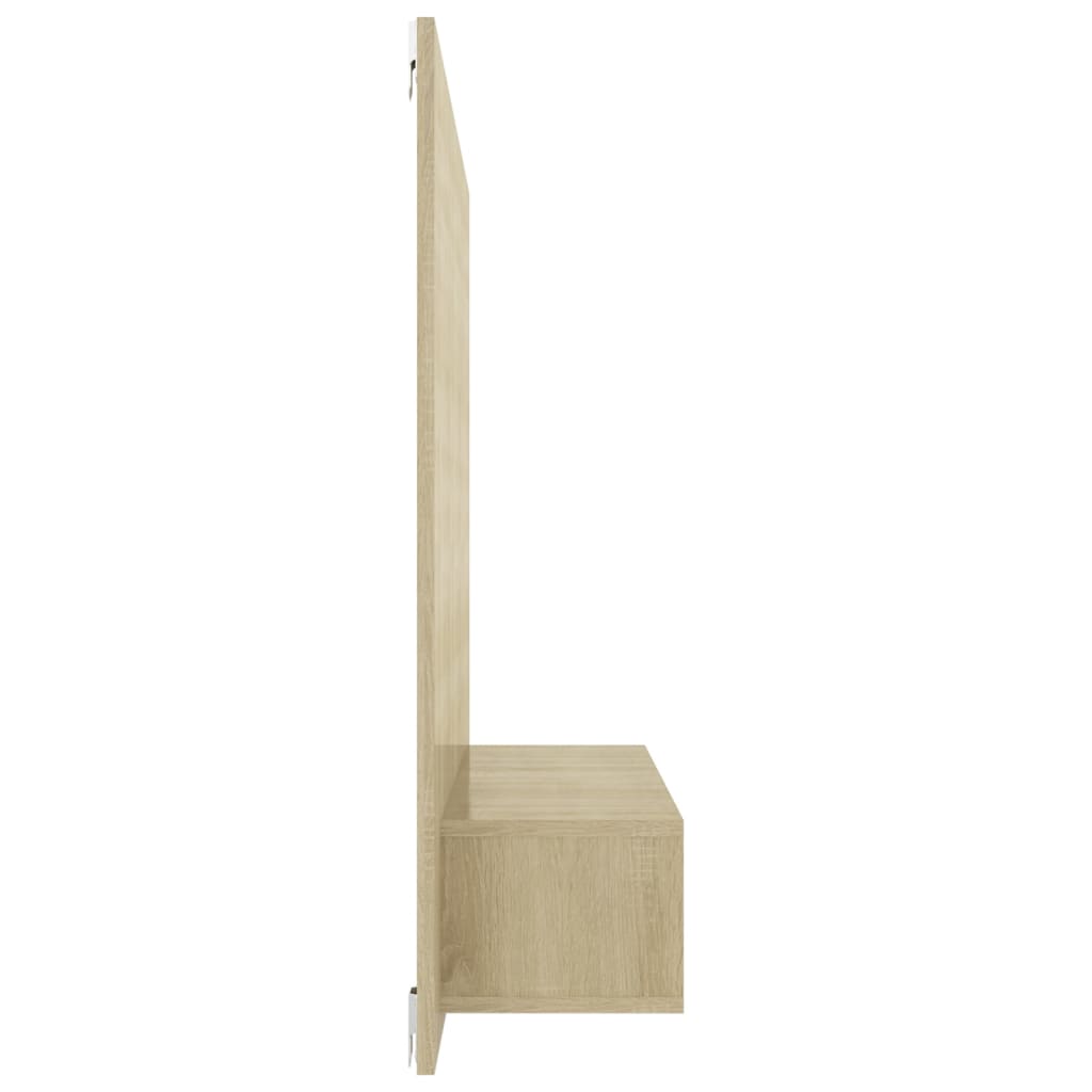 Wall TV Cabinet Sonoma Oak 120x23.5x90 cm Engineered Wood