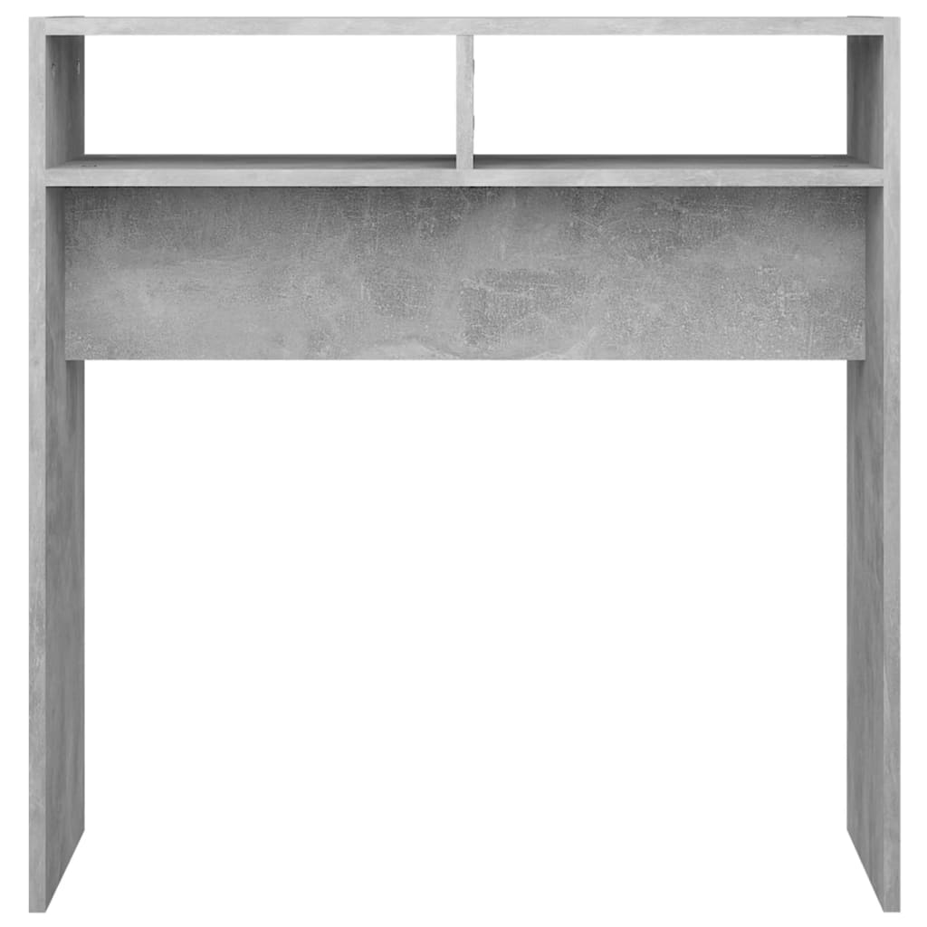 808300 vidaXL Console Table Concrete Grey 78x30x80 cm Engineered Wood