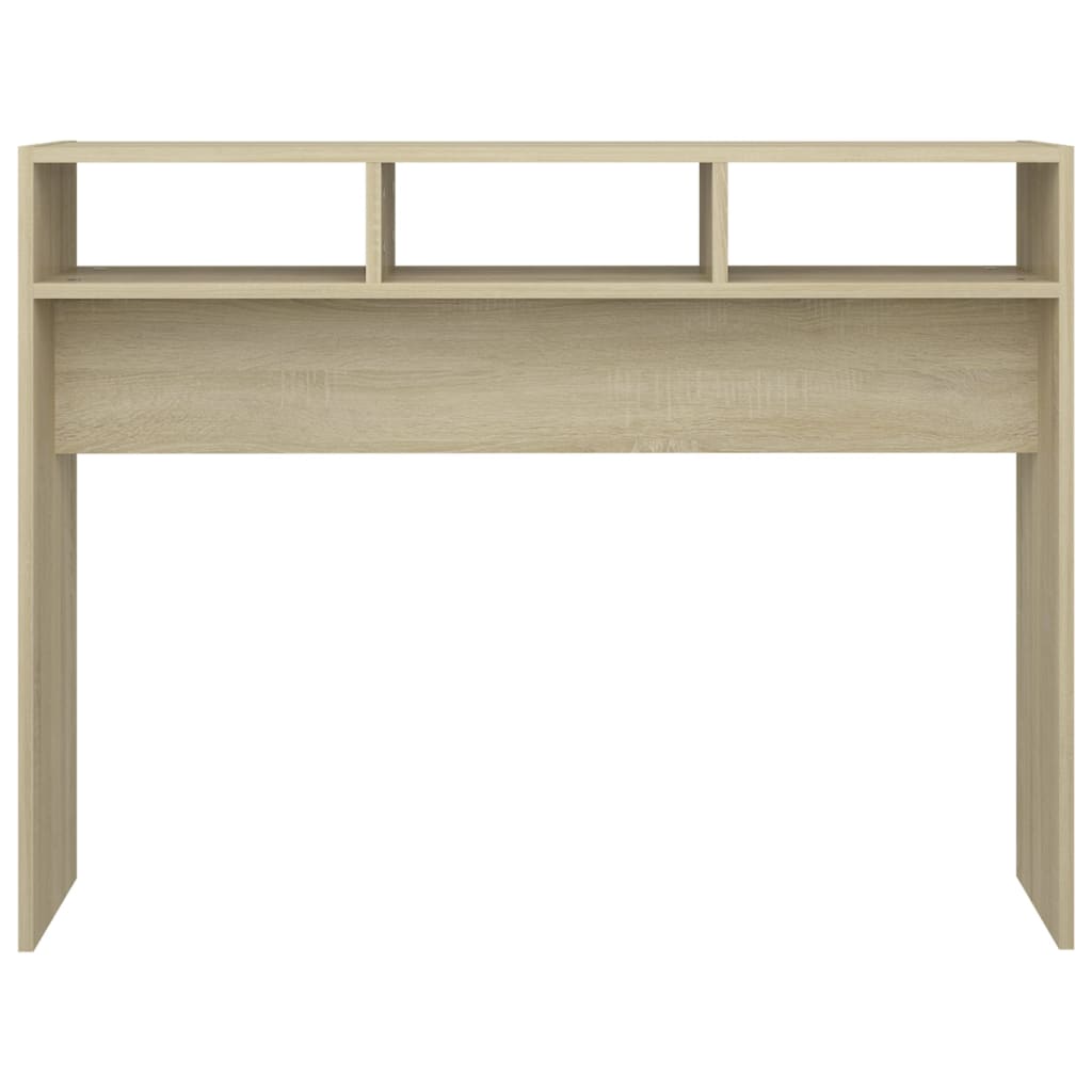 808308 vidaXL Console Table Sonoma Oak 105x30x80 cm Engineered Wood