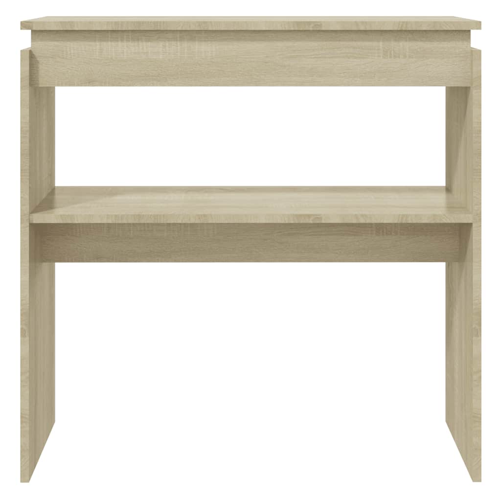 808317 vidaXL Console Table Sonoma Oak 80x30x80 cm Engineered Wood
