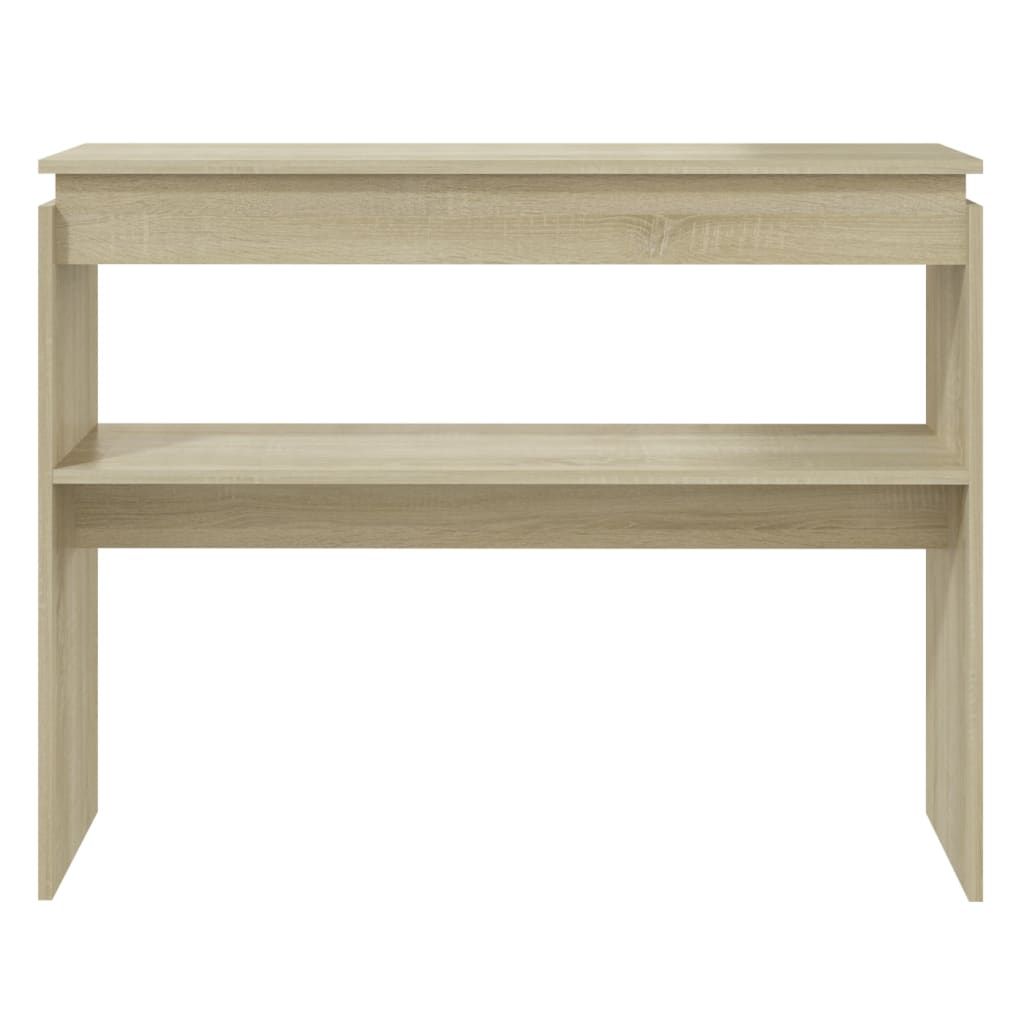 808326 vidaXL Console Table Sonoma Oak 102x30x80 cm Engineered Wood